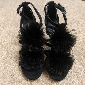 MICHAEL Michael Kors Feather Pom Pom Pumps